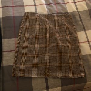 Plaid Mini Skirt